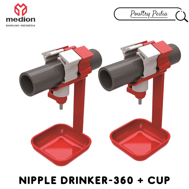 Nipple drinker - MEDION 360 cup ayam broiler layer Niple Nipel Nepel Cup