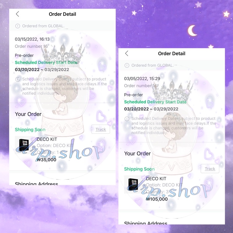 *PO 3* BTS DECO KIT OFFICIAL