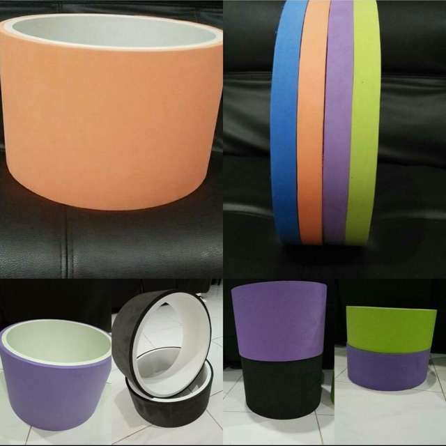 Wheel Yoga PVC Diameter 12” Lebar 13 cm / 20 cm