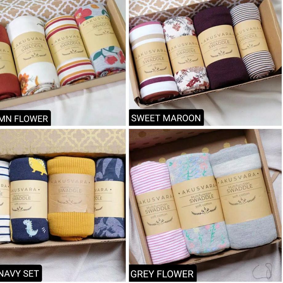 NF4⁑ Swaddle AKUSVARA ( satuan) - Swaddle/Bedong/Selimut Terkini