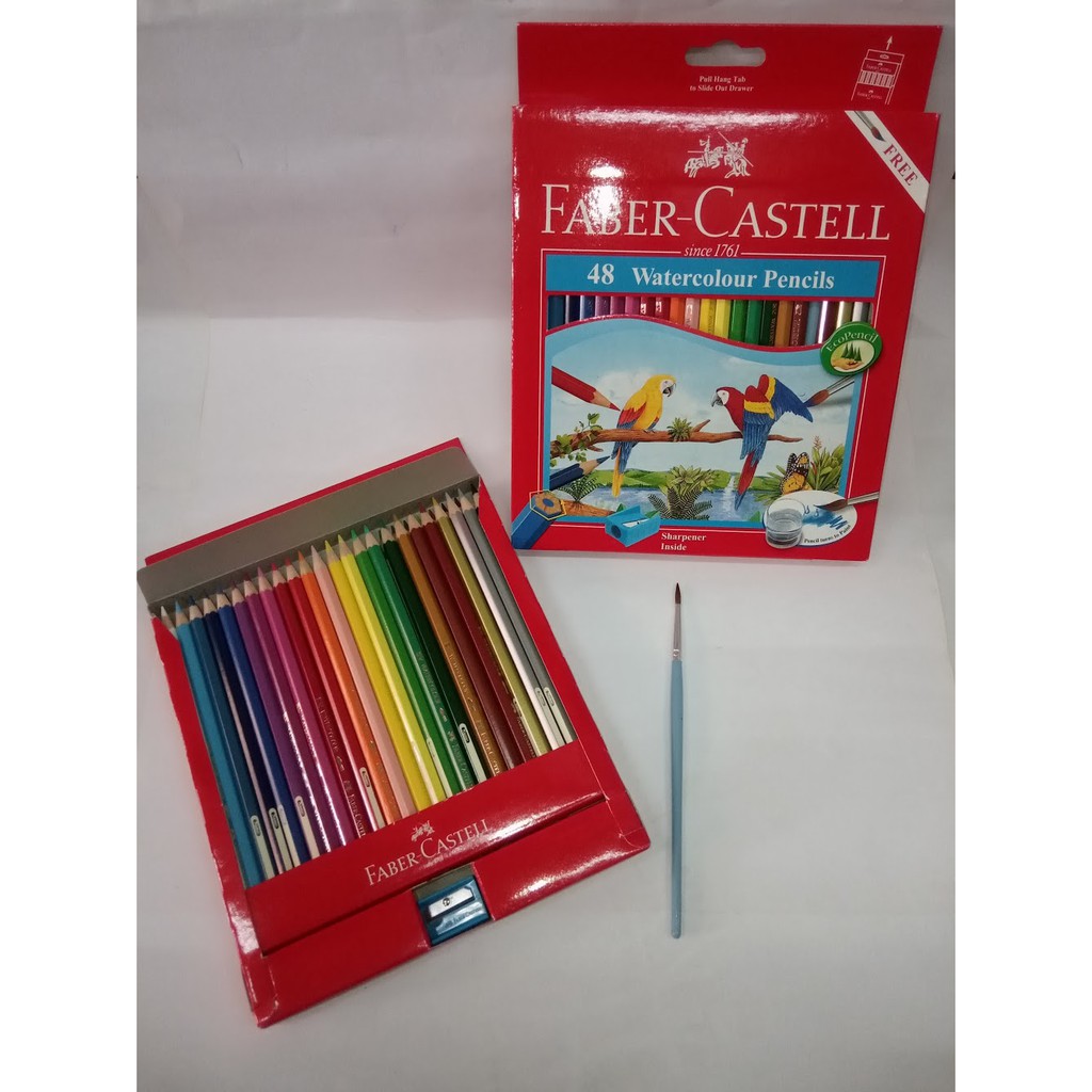 

Pensil Warna 48 warna FaberCastell Water Colors
