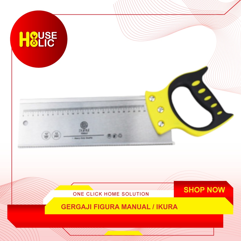 Mitre Box Saw Gergaji Figura Manual / Gergaji Pigura Siku Sudut