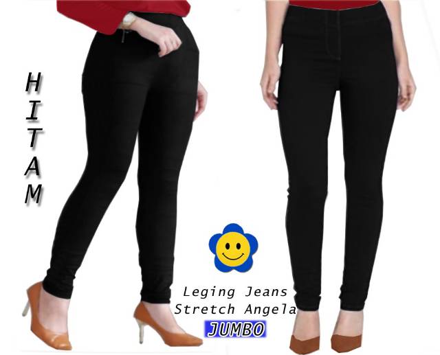 CTN Celana leging jeans stretch ANGELA best seller