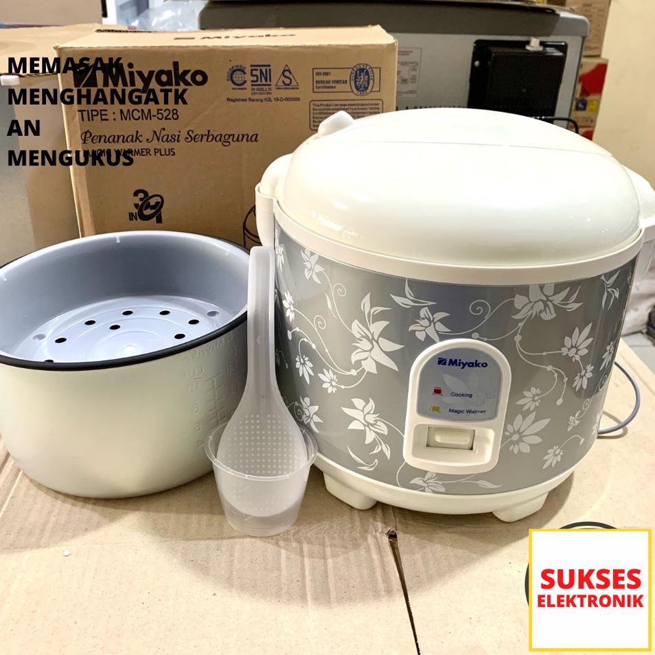 Dijamin Miring harga.. RICE COOKER STAINLESS MIYAKO 1,8 LITER / MAGICOM MEJIKOM MIYACO MCM-508SBC KE