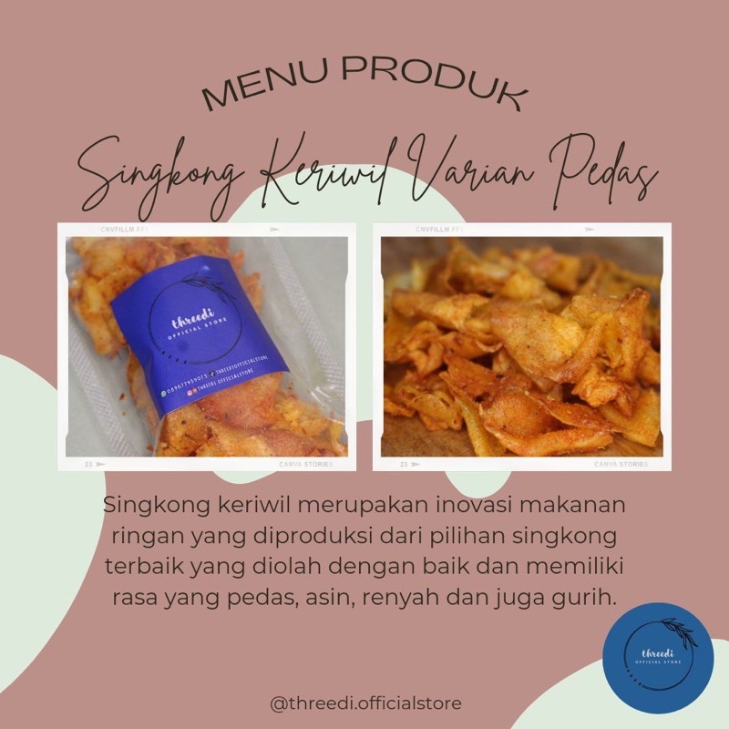 

SINGKONG KERIWIL VARIAN PEDAS
