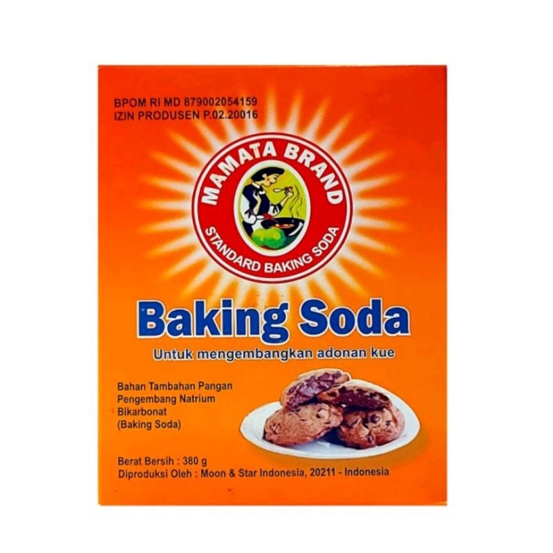 

BAKING SODA | PENGEMBANG BAKING SODA 380gr KOTAK | PENGEMBANG KUE | MAMATA