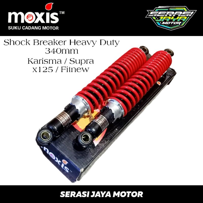 SHOCK BREKER HEAVY DUTY 340MM KARISMA/SUPRA X125/FITNEW / SHOK BREKER HEAVY DUTY 340MM KARISMA/SUPRA X125/SUPRA FIT NEW