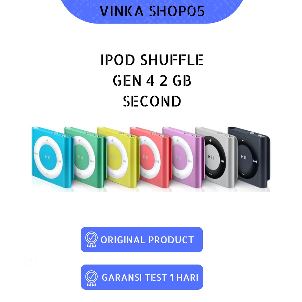 IPOD SHUFFLE GEN 4 2GB SECOND