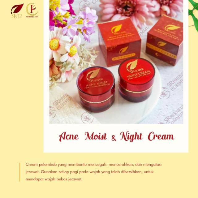 

ACNE MOIST DAY & NIGHT CREAM JERAWAT DAN KULIT SENSITIF