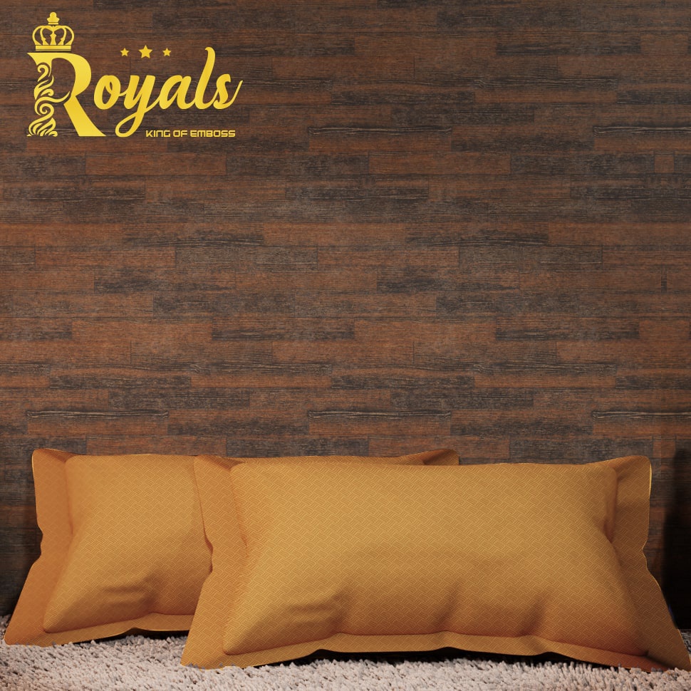 Royals Sprei Jacquard Emboss Uk 160/180 - Coklat