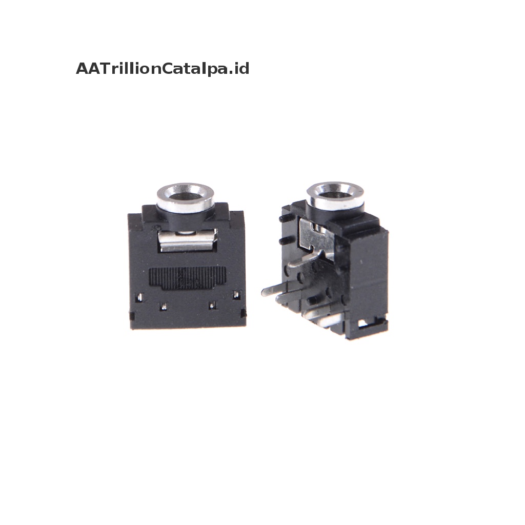 10pcs Jack Audio 3.5mm Female 5 Pin Stereo Untuk Headset