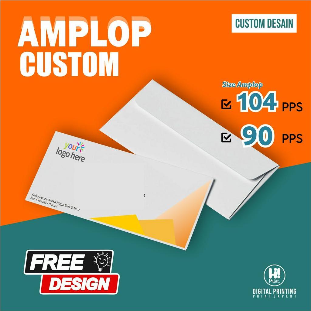

Cetak Amplop Custom Full Color Murah Satuan