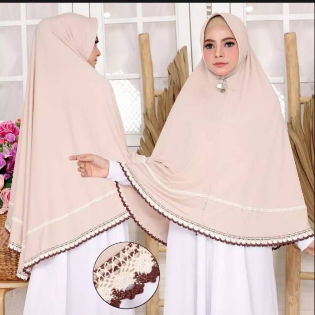 bergo jumbo renda