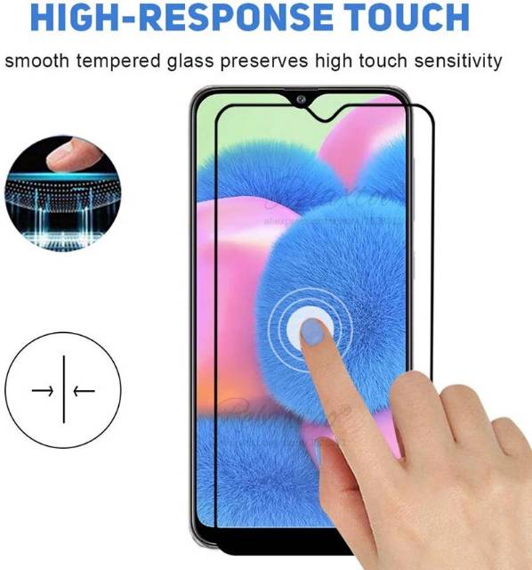 TG ANTI GORES SAMSUNG A20S FULL LAYAR - TEMPERED GLASS FULL SAMSUNG A20S SCREEN PROTECTOR PREMIUM