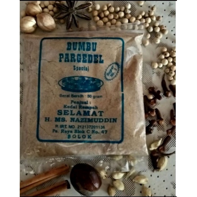 

Bumbu pergedel 500g (½kg)/rempah halus pergedel