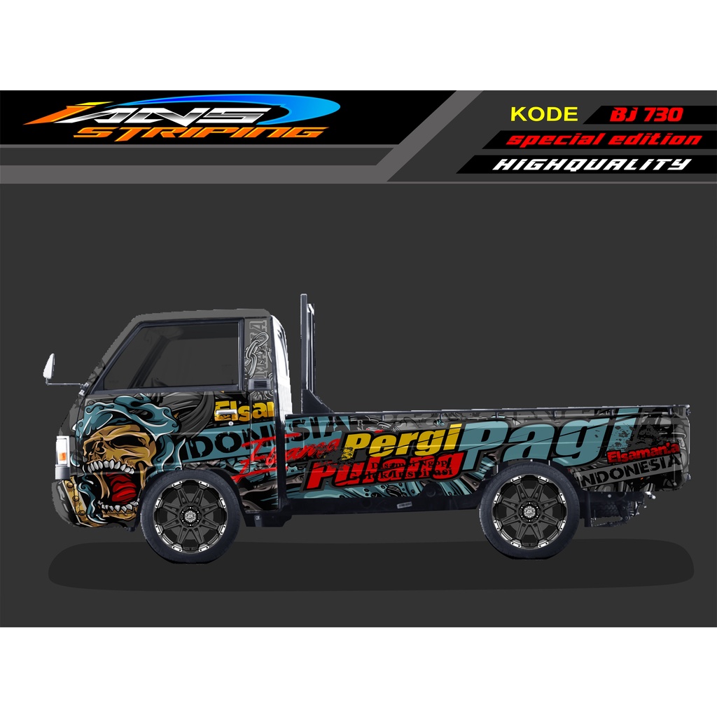 STICKER MOBIL PICK UP GRANMAX , CARRY , L300 / DECAL PICK UP / DECAL GRANMAX / DECAL STICKER MOBIL