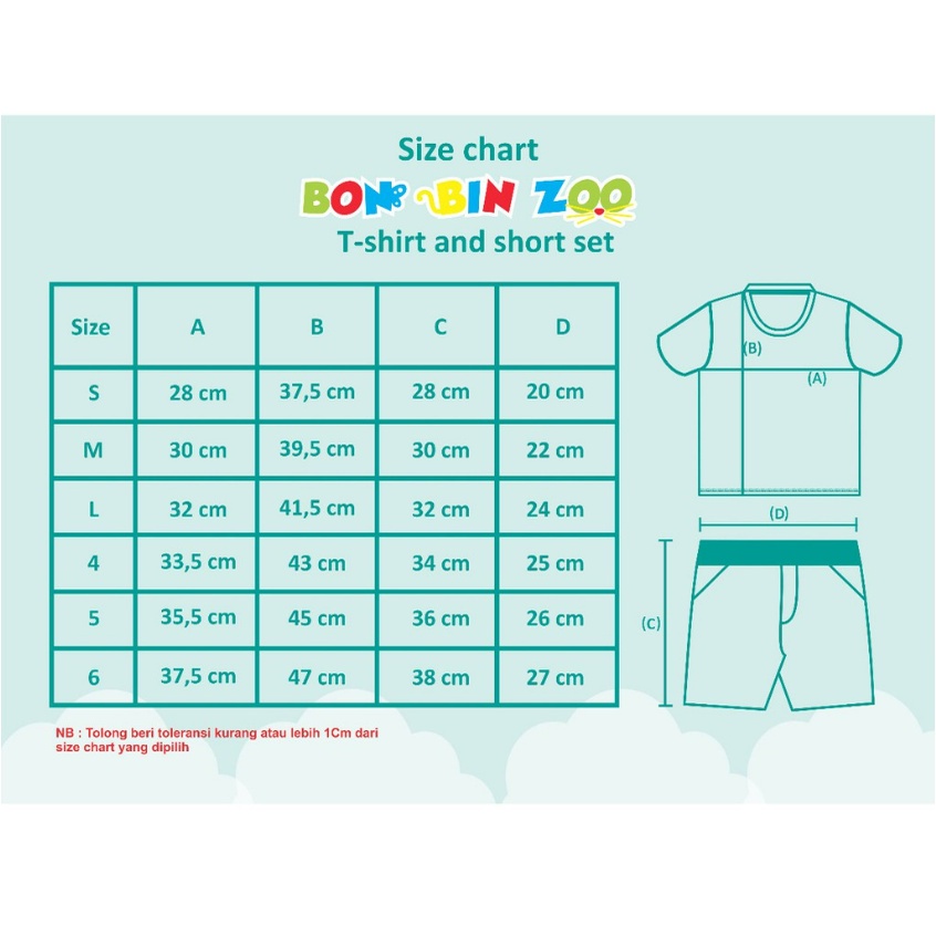 BONBINZOO SETELAN BAJU ANAK NATURE SERIES BABY BAJU TIDUR ANAK PENDEK PANJANG SML 1 - 3 TAHUN