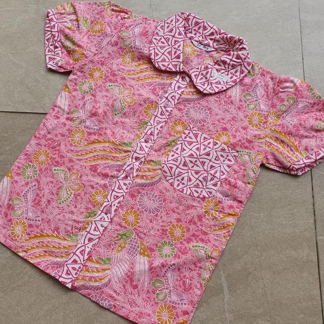 Blouse Batik Anak Cewe Sd Kelas 2 Kelas 3 220619 2 Shopee Indonesia