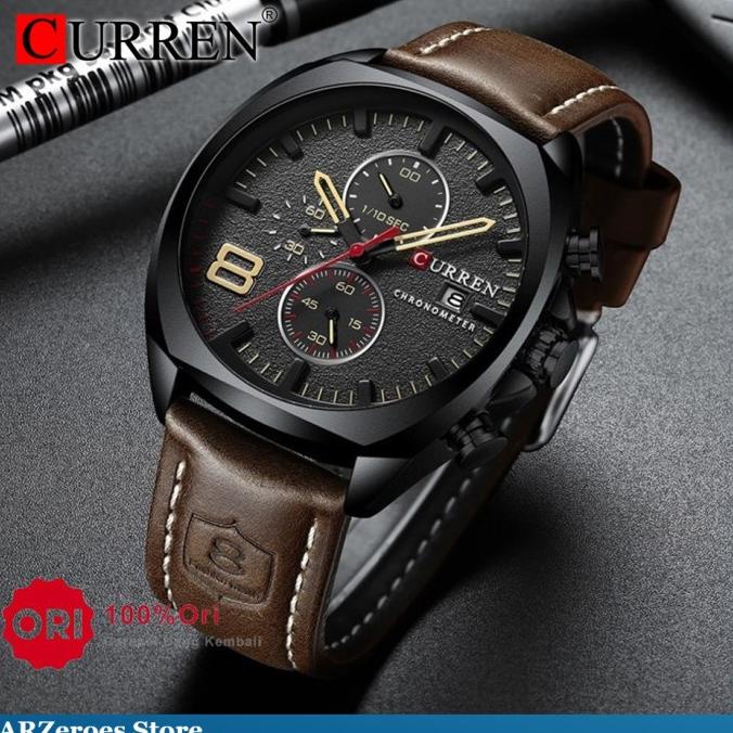 CURREN 8324 ORIGINAL Jam Tangan Pria Chrono Aktif Termurah