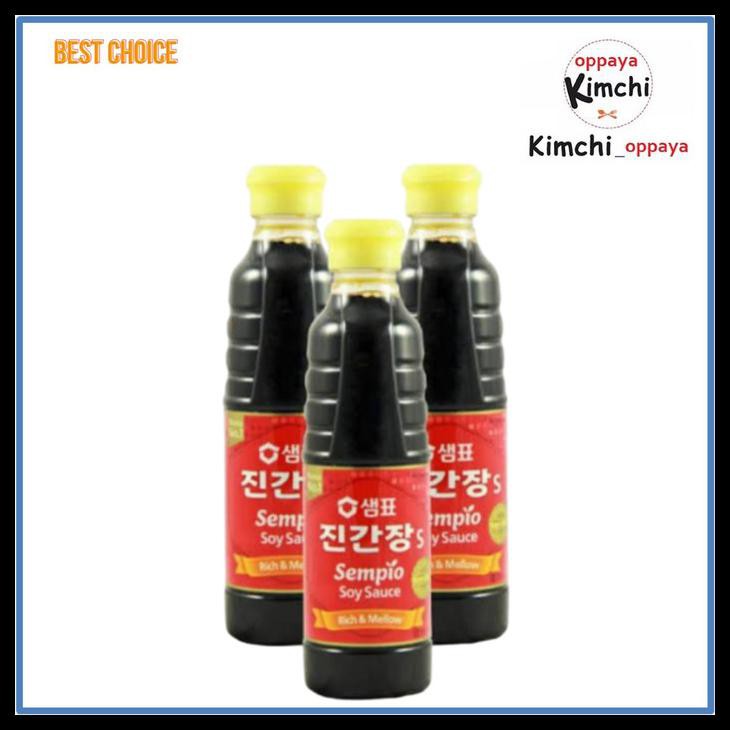 

Sempio Jinganjang Soy Sauce Jin S Kecap Asin Kedelai Korea 500Ml