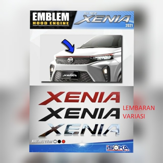 Emblem Kap Mesin Xenia