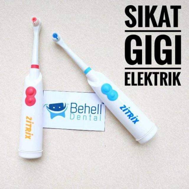 ORI SIKAT GIGI ELEKTRIK ELECTRIC PUTAR  UNTUK BEHEL BEHEL / TIDAK - TOOTH BRUSH ORTHO BEHELLDENTAL