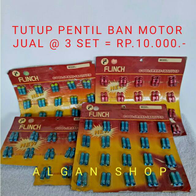 Aksesoris Tutup Pentil Ban Sepeda Motor 3 Set Model Lilin Variasi Roda Dua Otomotif Sparepart Per Pa