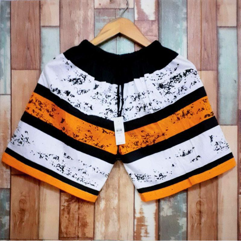 CELANA PENDEK COWOK CEWEK MOTIF KOLOR BOXER SANTAI RENANG SURFING