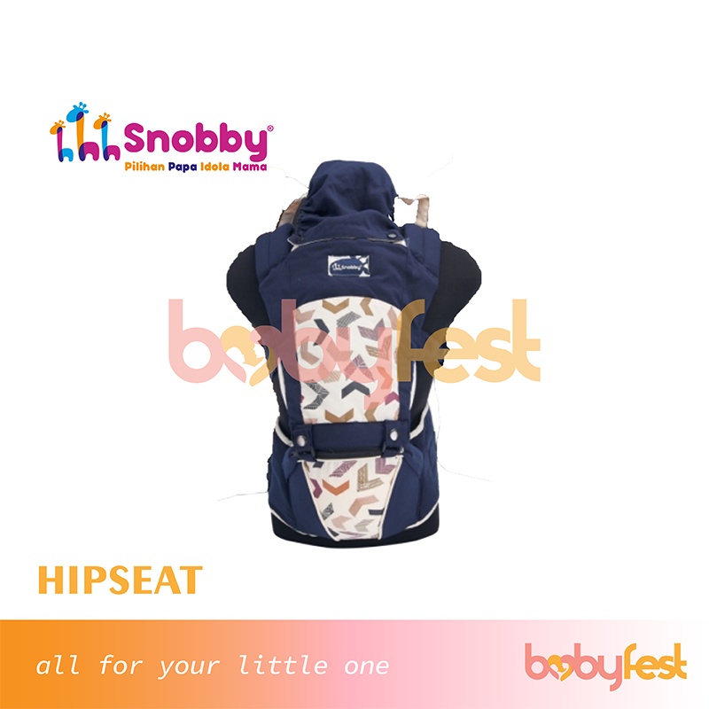 Original Snobby Gendongan Hip Seat Hipseat 6 Posisi Artsy Series Saku Print TPG5841 Baby Carrier