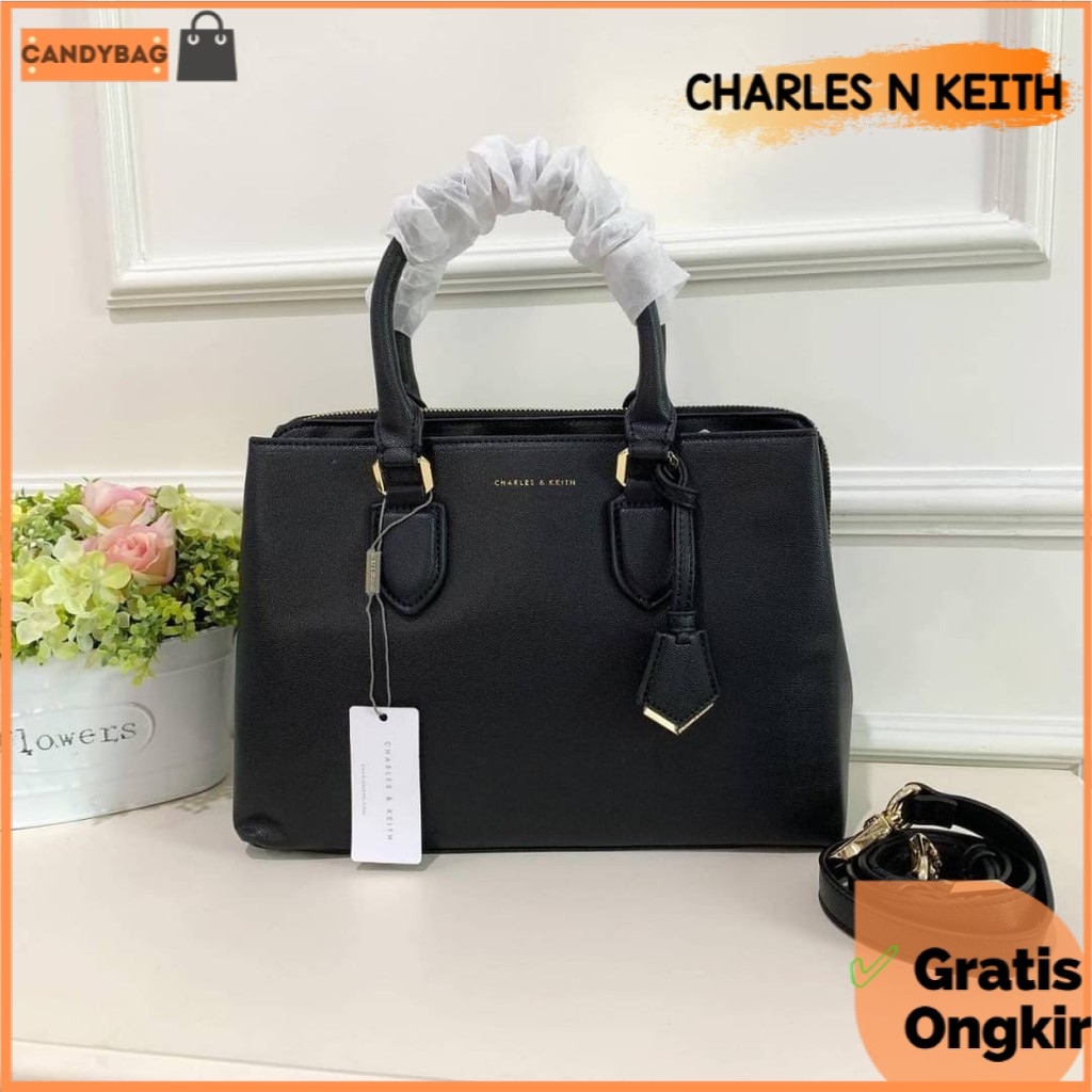 TAS WANITA C70278 HANDBAG MERK CNK CHARLES AND KEITH ORIGINAL