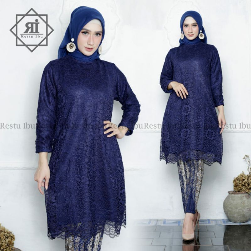 SET KEBAYA BRUKAT MODERN KEBAYA TUNIK BRUKAT KEBAYA MODERN