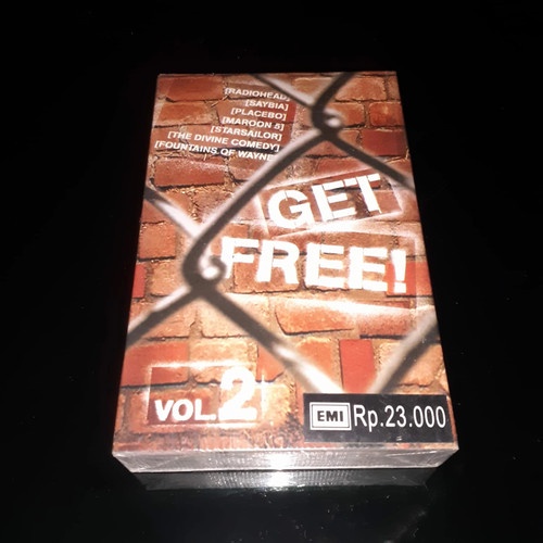 Kaset GET FREE Vol 2 - Radiohead Saybia Maroon 5 Placebo
