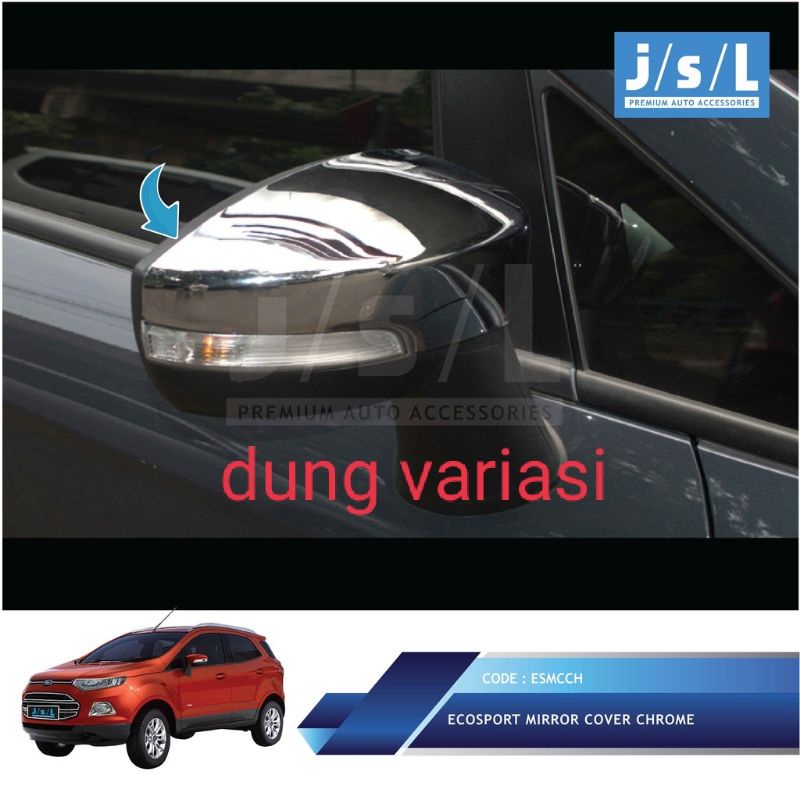 cover spion mobil ecosport chrome