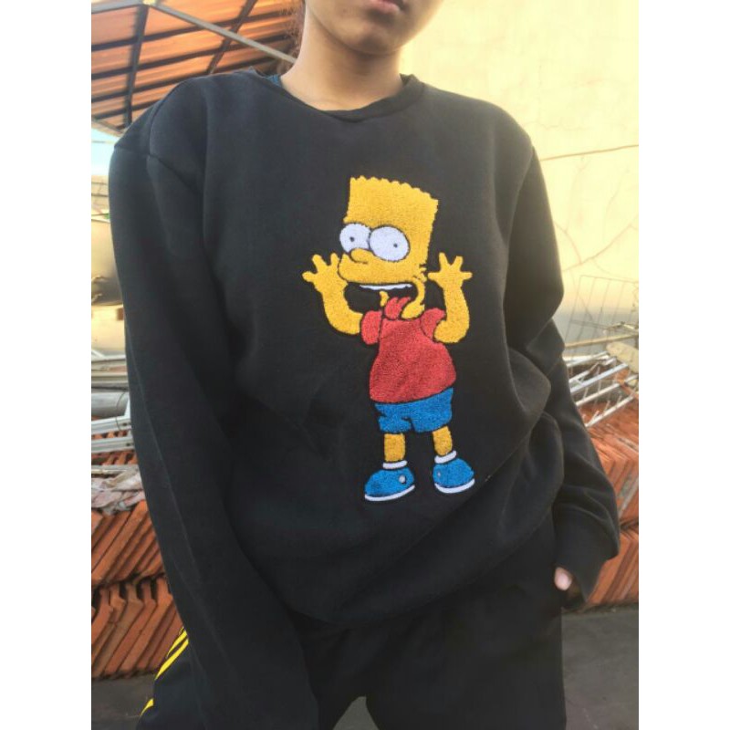 The Simpson sweater branded second
