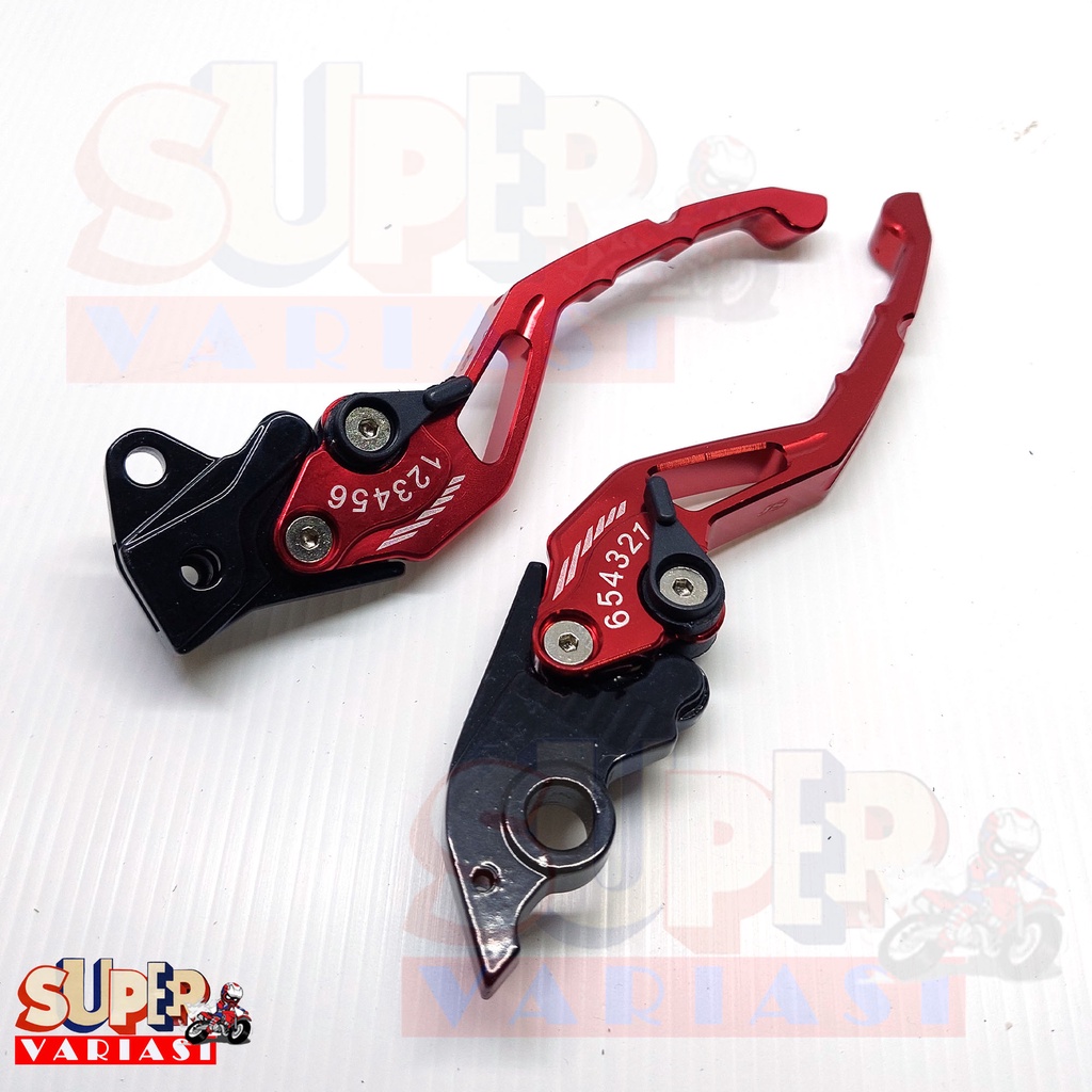 HANDLE SATU SET VARIO 150 /125 NEW LED BEAT DELUX NEW BEAT STREET  BEAT NEW SCOOPY RING 12 KIRI KANAN MODEL VARIASI FULL CNC ANTI KARAT