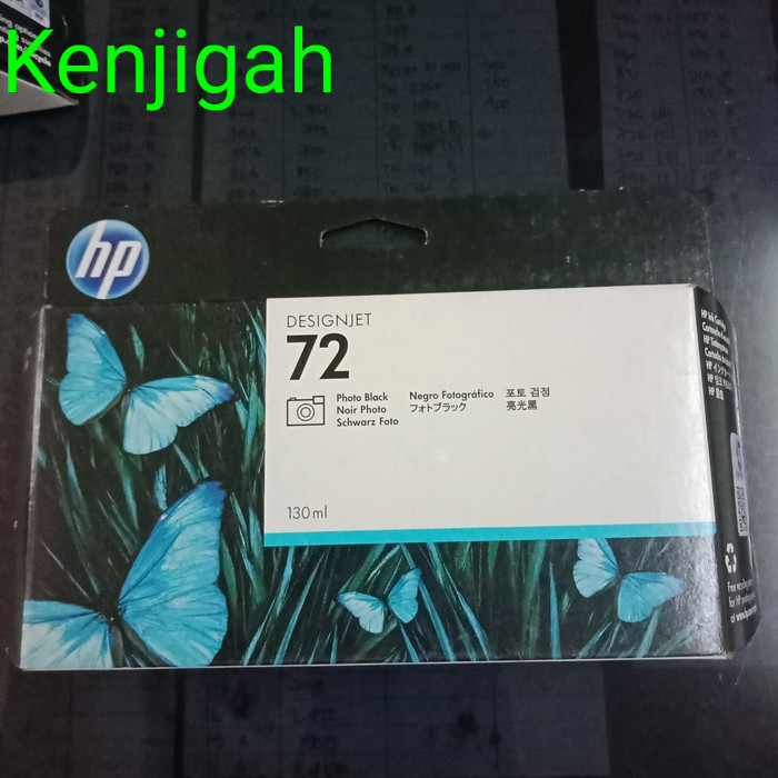 Tinta Hp Plotter 72 Photo Black 130ml Hp 72 Plotter Original