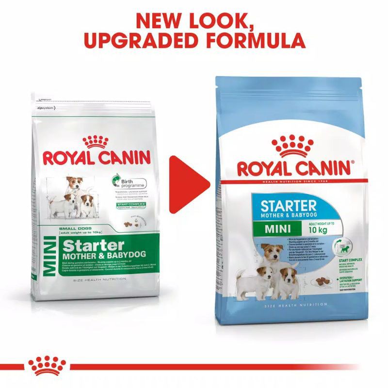 Royal Canin Mini Starter 1kg Freshpack / Makanan Anjing