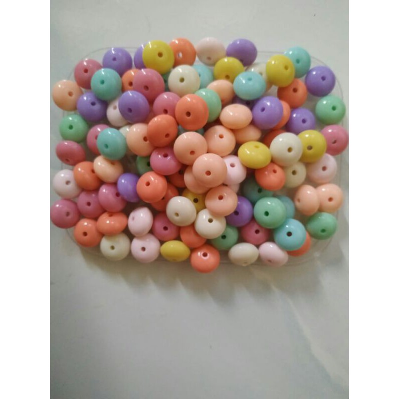 

Manik bulat gepeng 100 pcs