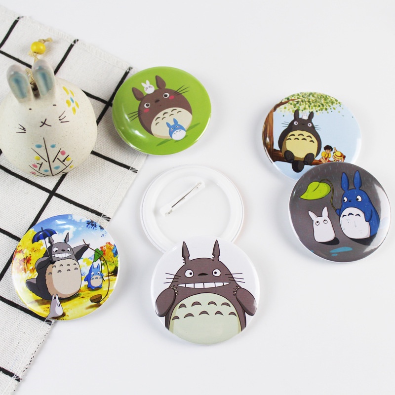 Bros Pin Desain Anime Totoro Peripheral 12 Gaya Untuk Koleksi