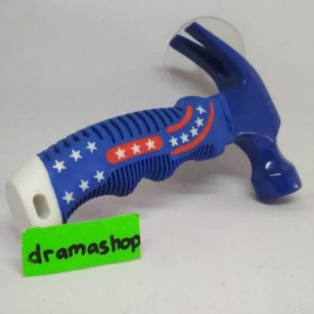 Palu Kambing Claw Hammer pendek cebol Gagang Karet motif amerika