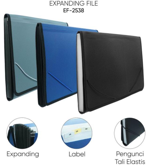 

Star Seller JOYKO EXPANDING FILE FOLIO F4 13 POCKETS / MAP HARMONIKA SERBAGUNA ORGANISER DOKUMEN EF-2538 Terjamin