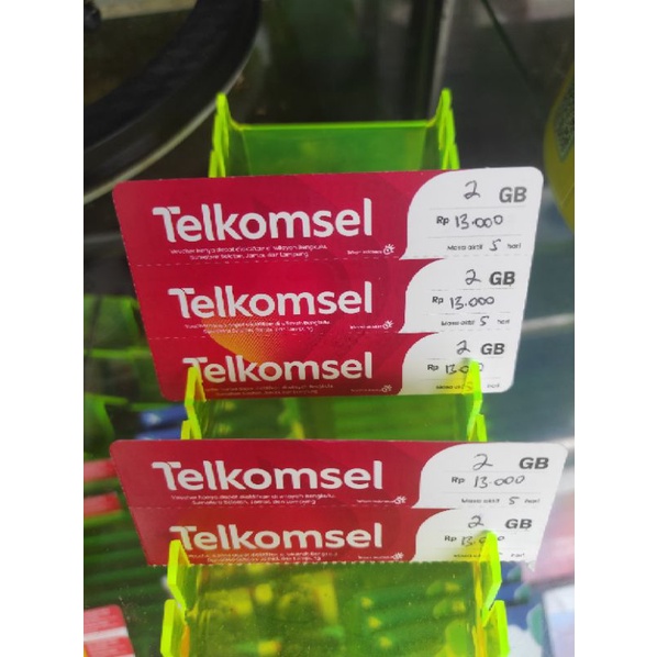 VOUCHER TELKOMSEL SUMBAGSEL 2 GB 5 HARI VIA CHAT