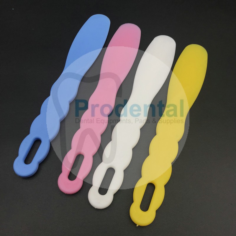 Spatula Plastik Pengaduk Alginat / Dental Spatula Gips Gipsum Plastik