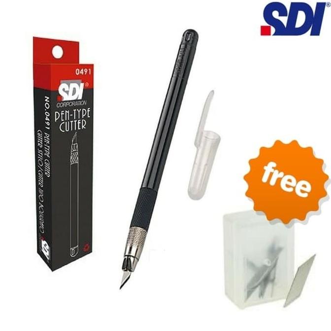 

Pen Cutter SDI 0491 + Refill Blade 10pcs Kode 133