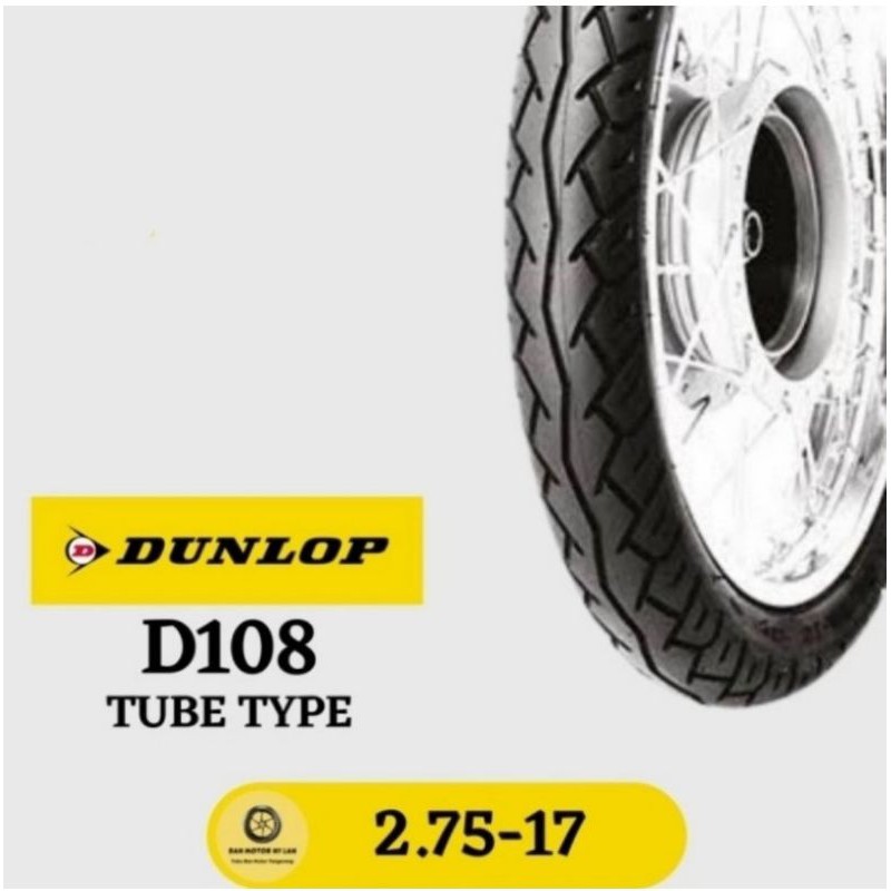 Ban motor murah Dunlop 275 -17 D108 Tube Type