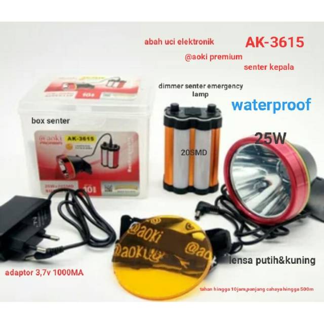 Senter kepala aoki premium AK-3615
