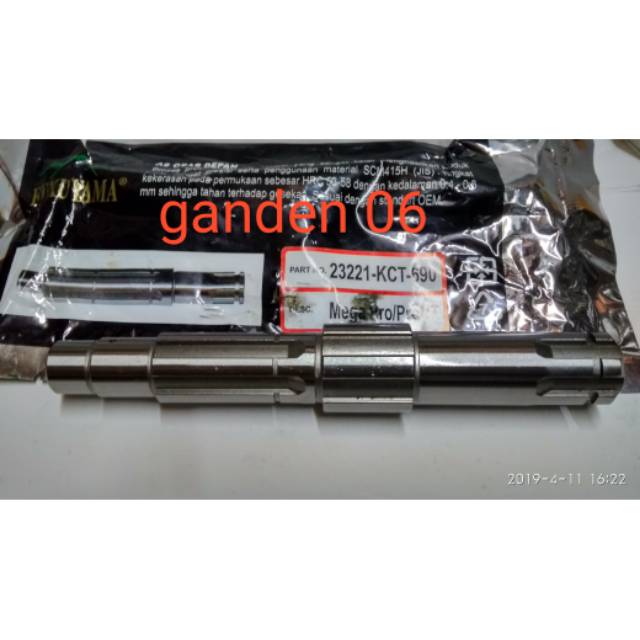 AS GEAR GIR GEAR DEPAN HONDA GL PRO NEOTECH NEOTEK MEGAPRO LAMA PRIMUS PRO CI MAX