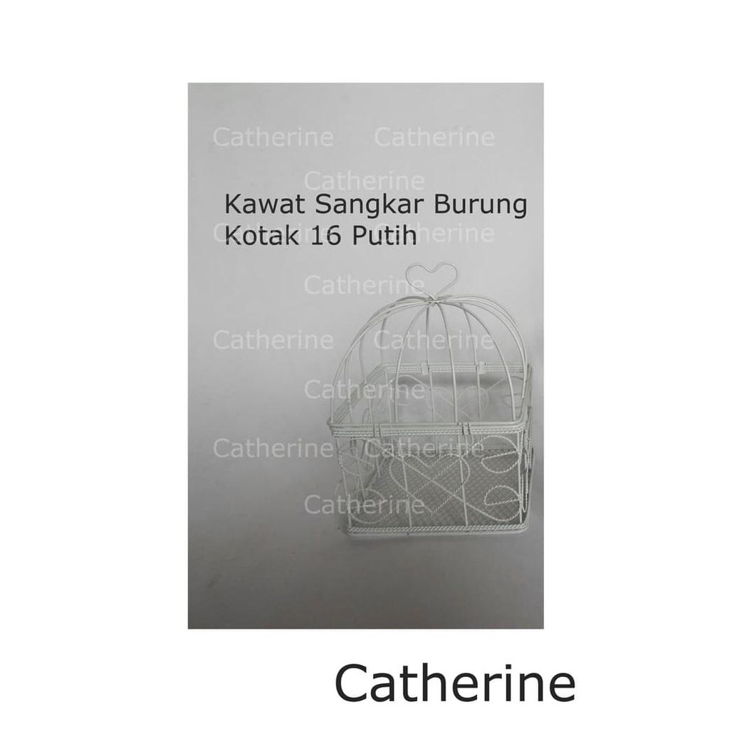 

PREMIUM KAWAT SANGKAR BURUNG KOTAK 16 PUTIH BERKUALITAS