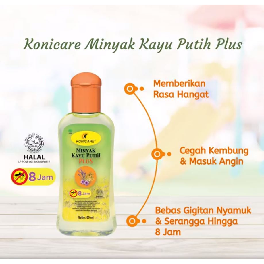 Konicare Baby Oil / Minyak Telon Plus / Minyak Kayu Putih 125mL