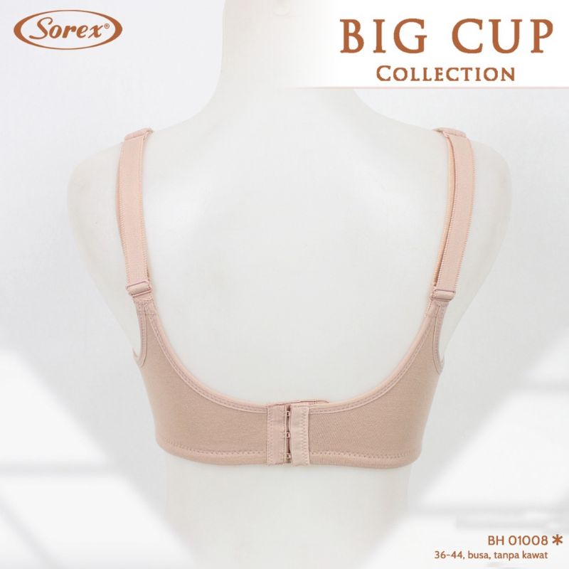 BH Sorex Big Cup Tanpa Kawat Busa Tipis Kait 3 Kode 01008